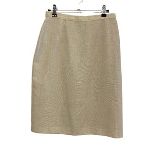 Vintage Beige Pencil Skirt St Michael from Marks and Spencer