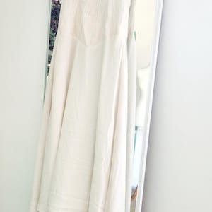 The Cicely Handmade Wedding Dress Vintage Cream Sheath Style