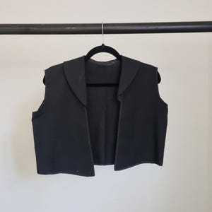 Handmade Vintage Waistcoat in Black for Stylish Outfits