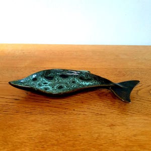 Foster&#39;s Pottery Cornish Fish Trinket Dish for Home Décor