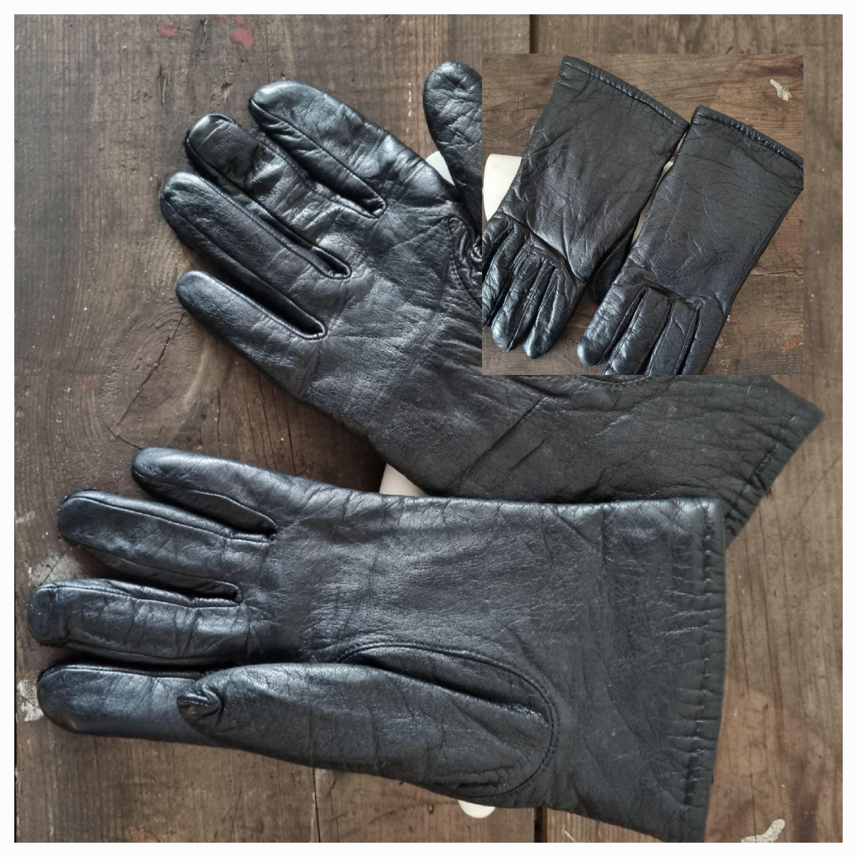 【RATS／ラッツ】手袋 LEATHER GLOVE【CAMEL×BLACK】 Original Black Deer Gloves (Kevlar Lining) – Bund