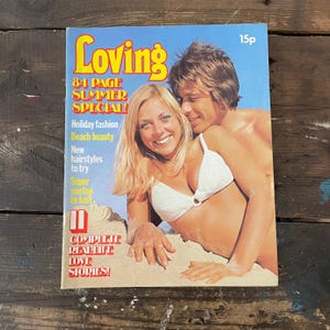 Rivista Vintage Loving Summer Special 1972 Carta Effimera