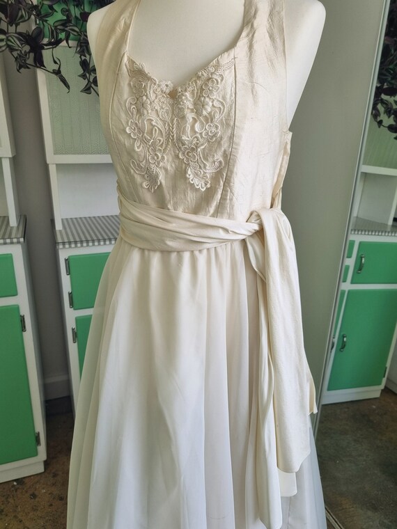 The Betty Wedding Dress. Vintage Handmade Oceanna… - image 2