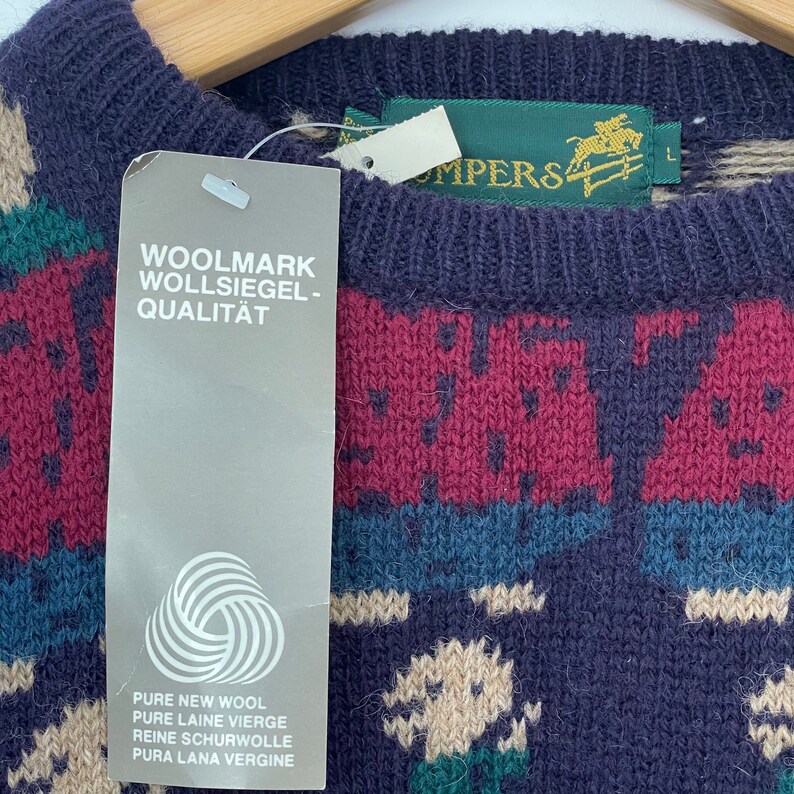 Vintage 'jumpers' Peter Rabbit Navy Blue Intarsia Knitted Jumper - Etsy