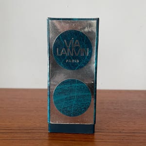 Vintage Via Lanvin Paris Perfume Miniature Collectable 1/2 FL OZ Sealed