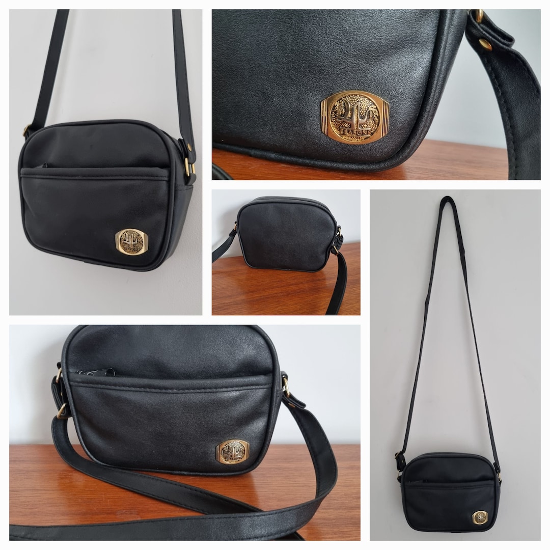 Vintage Black Four Seasons Shoulder Handbag - Etsy