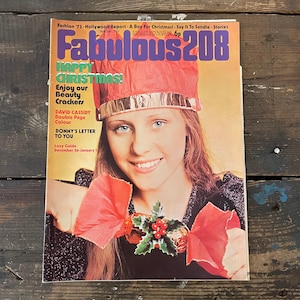 Magazine Vintage Fabulous 208 Teen Paper Ephemera December 1972