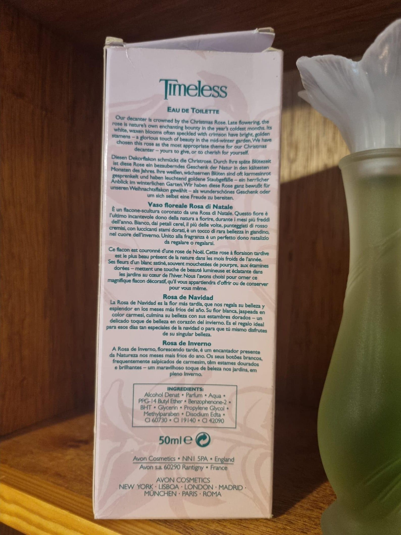 Vintage Avon Timeless Eau De Toilette Collectable Fragrance. Rose ...