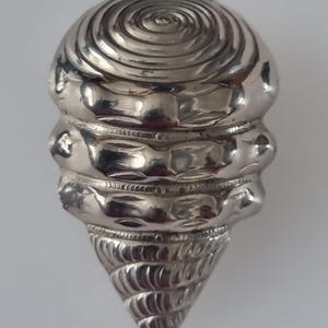 Vintage Dress Clip Metal Art Deco
