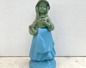 Vintage Avon Little Girl Blue 90ml Figure Perfume Bottle 50% Full