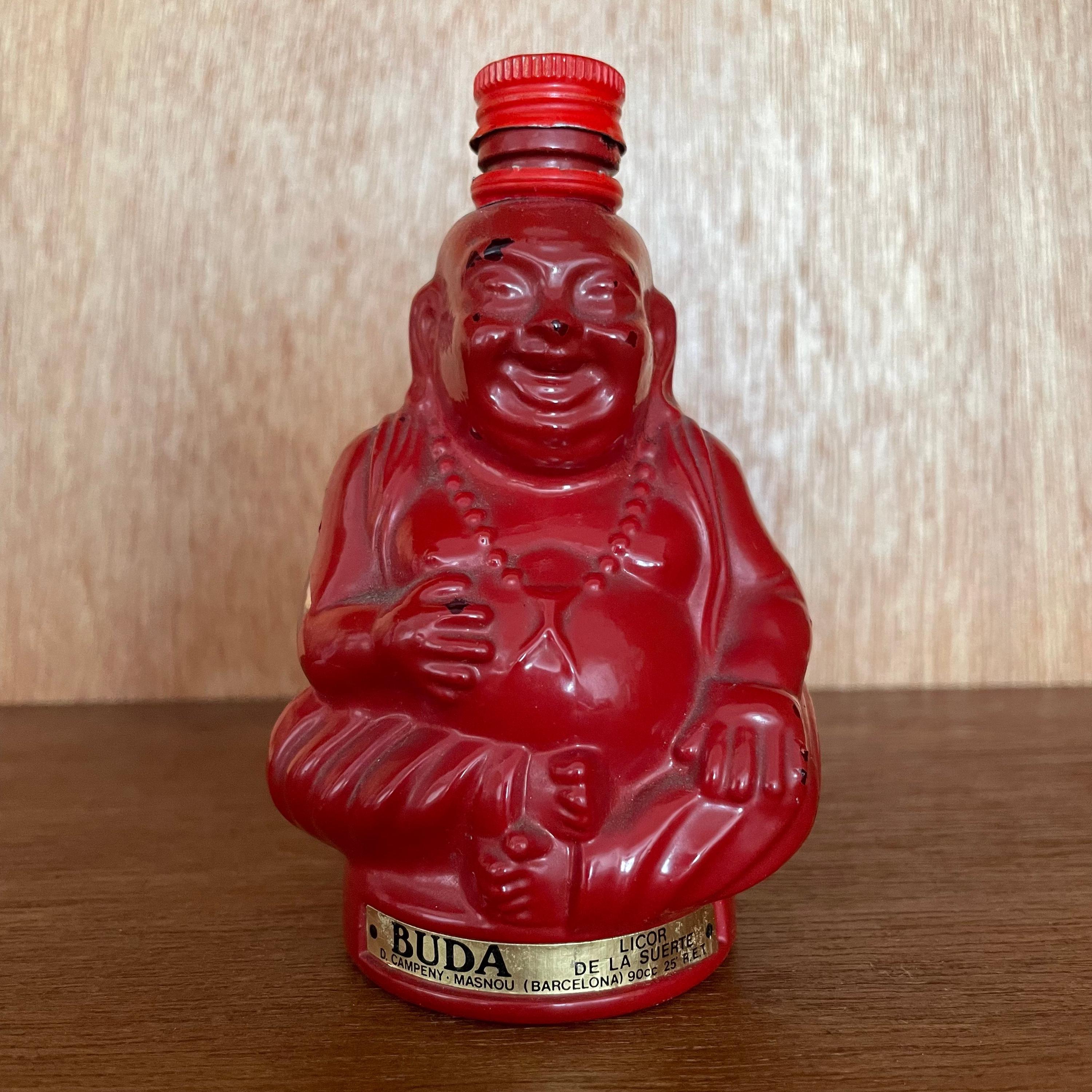 Vintage Red Glass Buda Spanish Liquor Bottle 90cc Collectable - Etsy