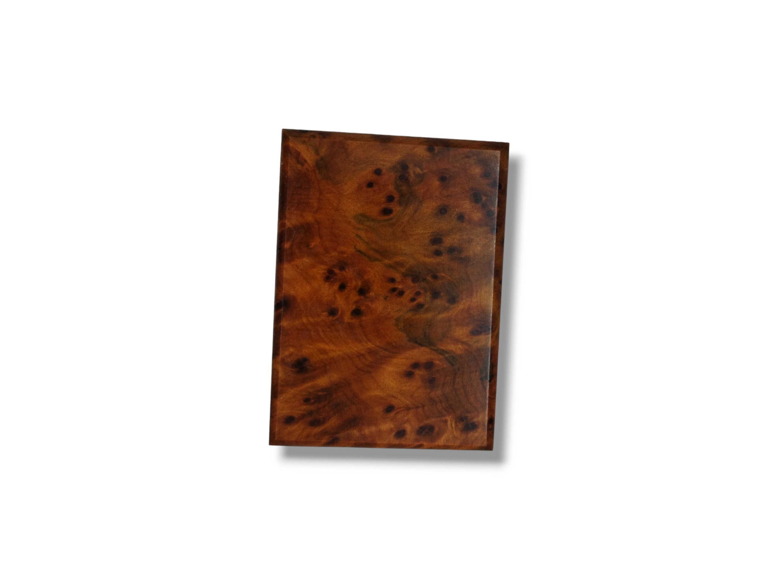 Coffret En Bois De Thuya - Dimensions 12 Cm X 9 Cm - Occasion - Sans Marque