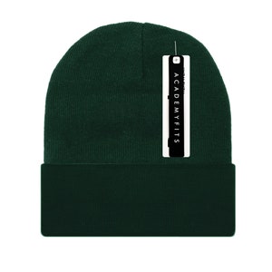 AcademyFits Earth Collection Basic Essential Cuffed 9 Inch Beanie Winter Knit Cap One Size