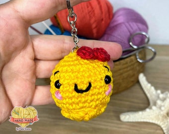 Baby octopus key ring | yellow baby octopus | Amigurumi Crochet | sweet baby | crochet keychain | Birthday Gift, Handmade Gift | Azores