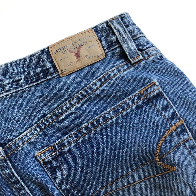 american eagle low waisted flare jeans
