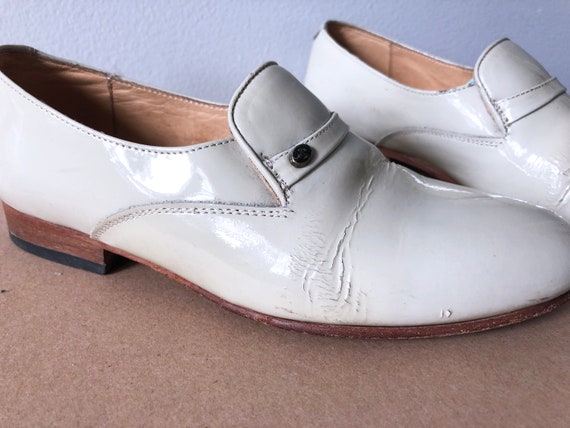 Vtg Dieppa Restrepo Lordy Dove Grey Patent Leathe… - image 6