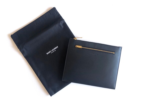 Pre-Owned Yves Saint Laurent YSL Paris Pouch Clut… - image 3