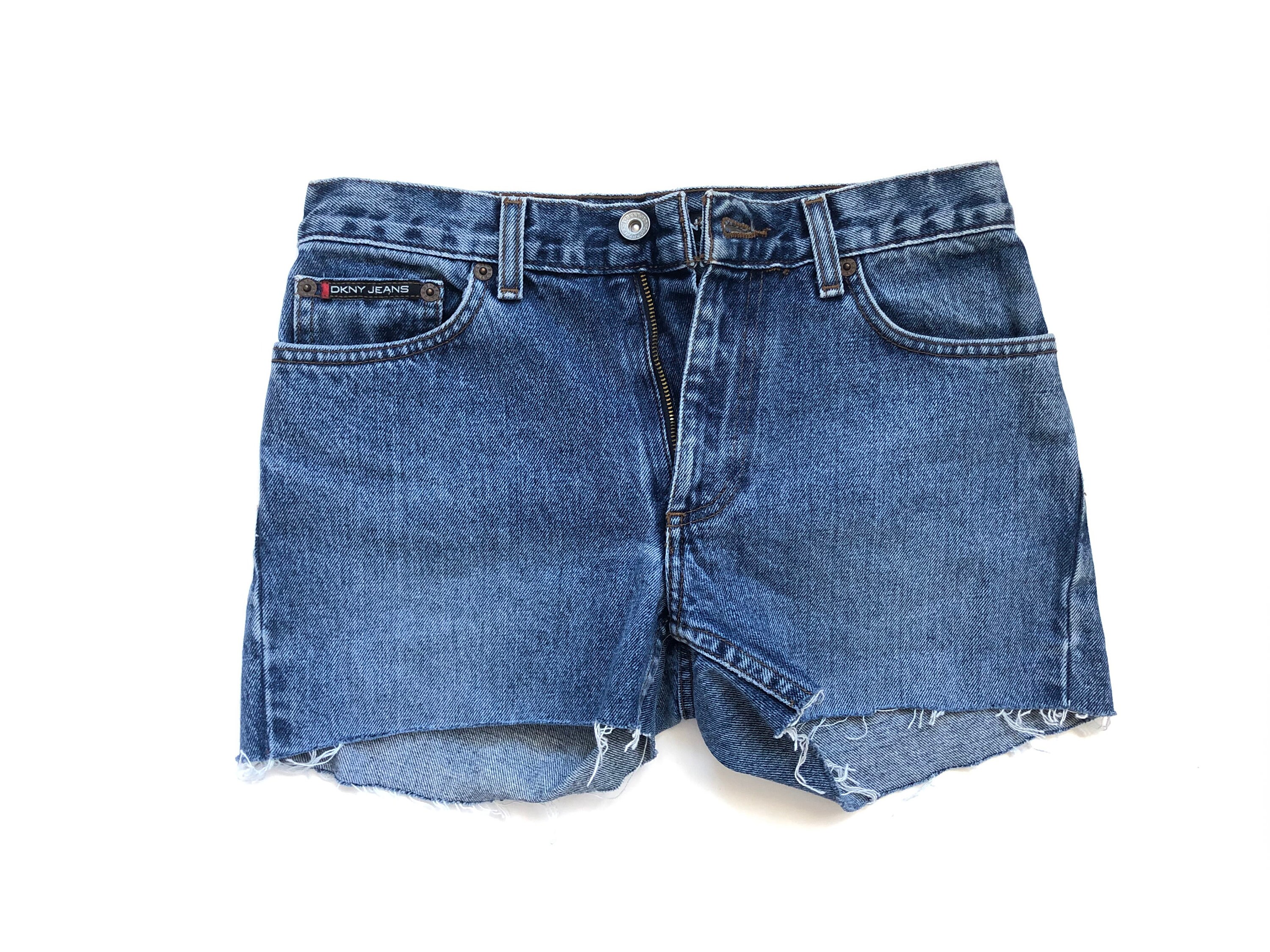 Vtg DKNY Jean Shorts Y2K 00s 90s Mid 