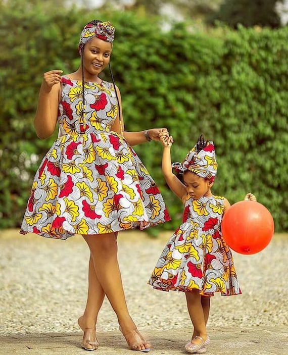 african dresses for mother and daughter