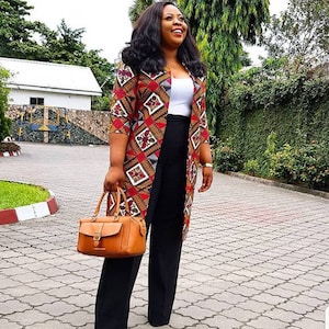 Latest ankara top kimono styles 2018