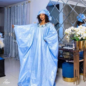 BAZIN RICHE, Bazin Dress, Senegal Dress, Senegalaise, African Dress, Bazin Brocade, Bazin Getzner,African Bazin, African Clothing For Women