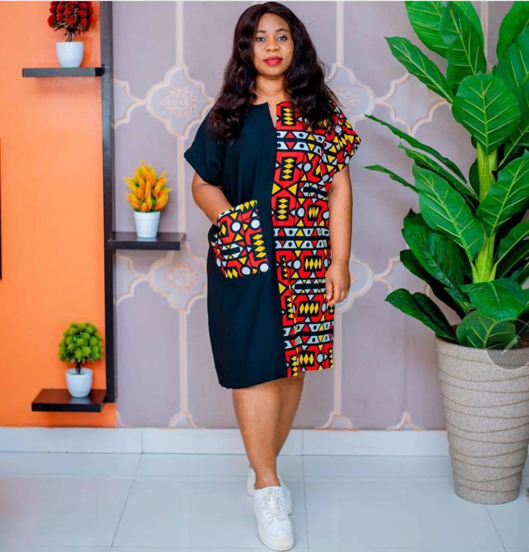 Buy AFRICAN SHIFT DRESS, Dammy African Short Dress, African Clothing for  Women, Anniversary Gift Online in India - Etsy