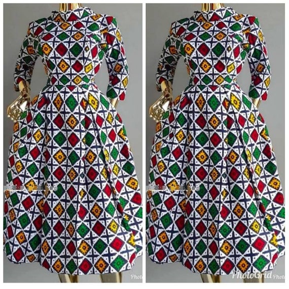 African top cotton dresses