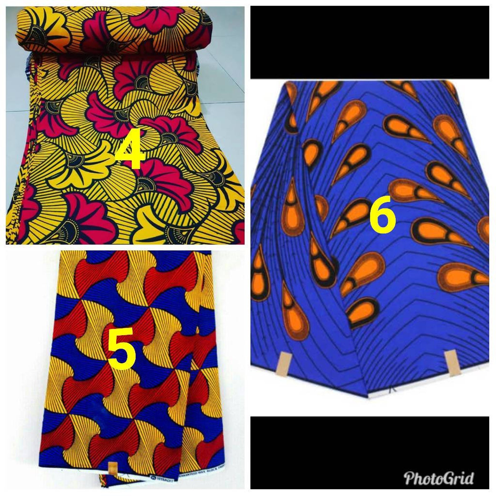 Off shoulder Ankara Midi Dress main image 0