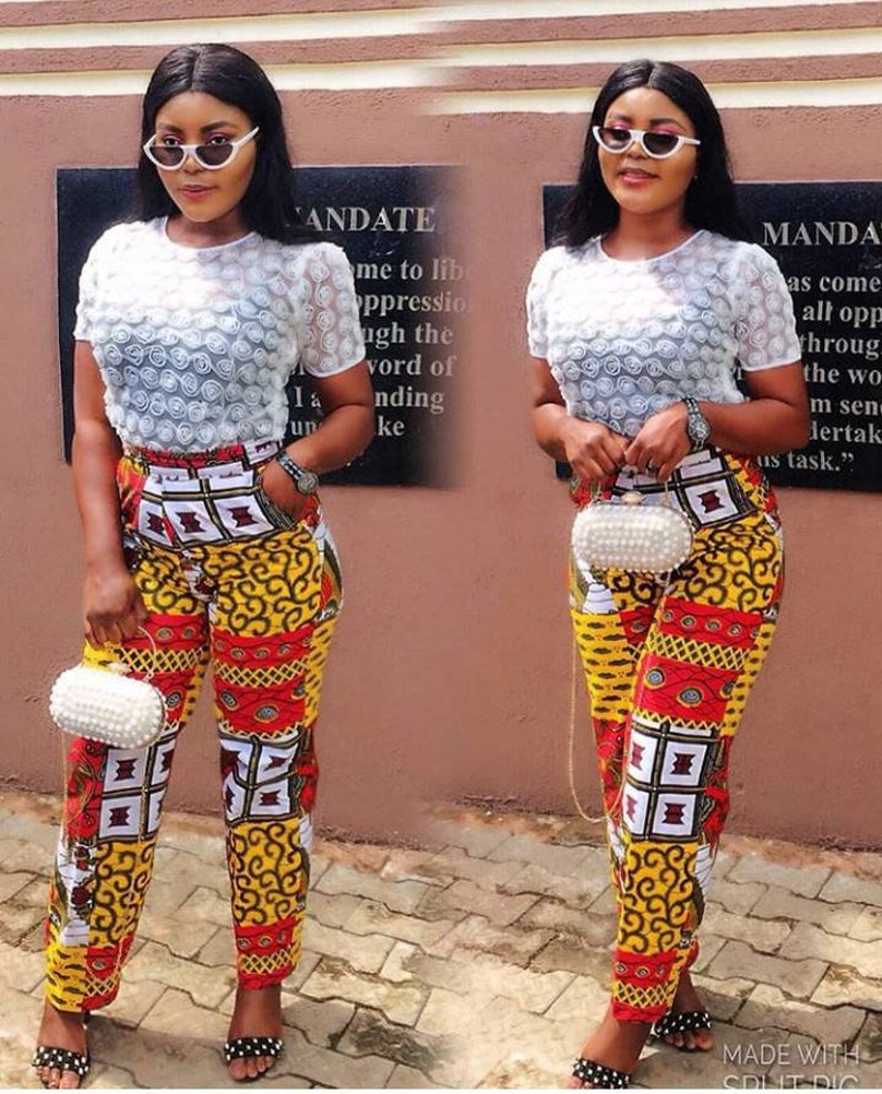 Peace African pant Ankara pant Women/'s pant