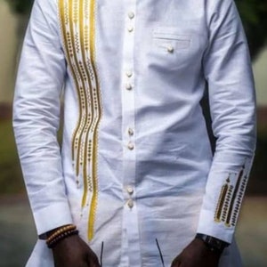 2 Piece African Dress for Men Dashiki Festival Suit Gift for Him African Attire Traditional Dashiki Men&#39;s Wedding Clothing Vintage Costume