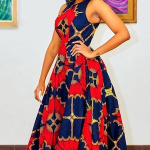 Taiye African maxi dress / African dress  / African print dress for women / African dresses / African clothing