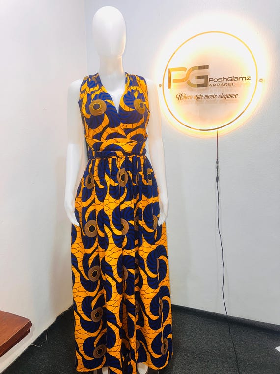 ANITA INFINITY WRAP Dress With Head Wrap, African Clothing for Women,  African Wedding, African Print Dress - Etsy Israel