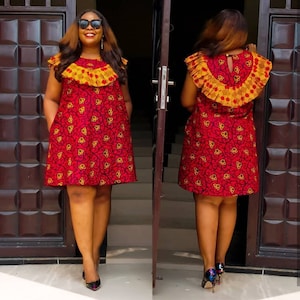 Mercy Afrikanisches Kleid // Afrikanisches Kleid / Afrikanisches Druckkleid / Afrikanische Kleidung für Frauen
