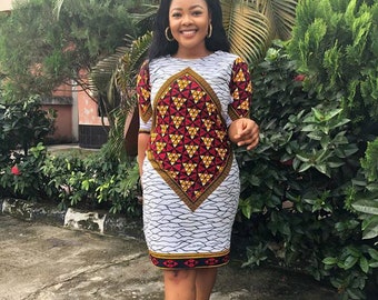 Ella African print dress / African print dress for women / African dresses / African clothing