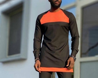2 Piece African Dress for Men Dashiki Festival Suit Gift for Him African Attire Traditional Dashiki Men's Wedding Clothing Vintage Costume