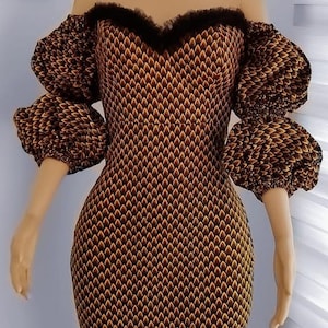 Wura African clothing for women / African short dress / Ankara dress / African print dress for women, African dresses