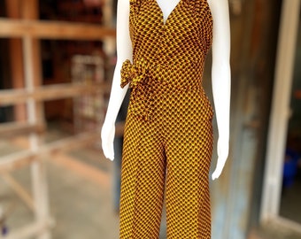 Anu African infinity jumpsuit / Ankara jumpsuit / women clothing