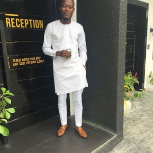 2 Piece African Dress for Men Dashiki Festival Suit Gift for Him African Attire Traditional Dashiki Men&#39;s Wedding Clothing Vintage Costume