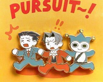 Ace Attorney Pursuit~! Enamel Pin