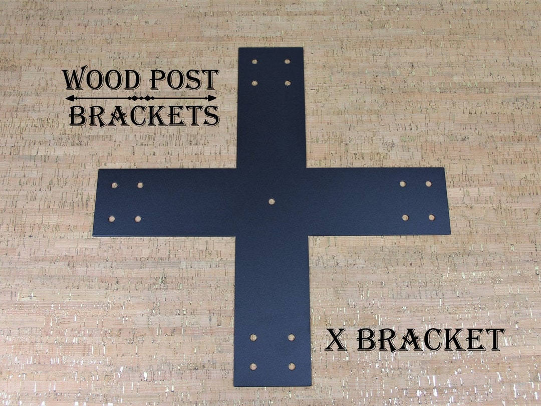 X Bracket for 6 Post, Structural Design X Bracket, X Bolting Plate for