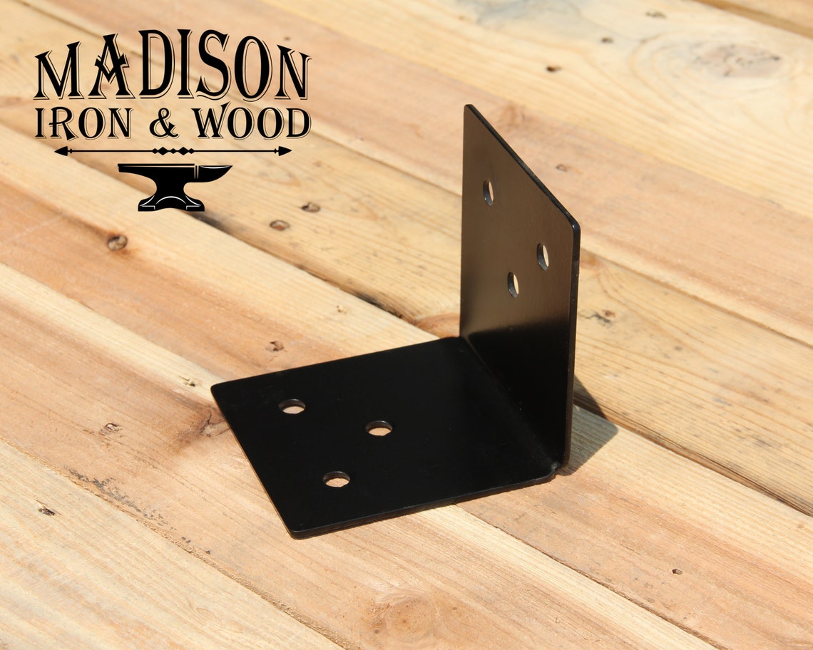 90 Degree Bracket for 6 Post Wood Post Angle Bracket Etsy