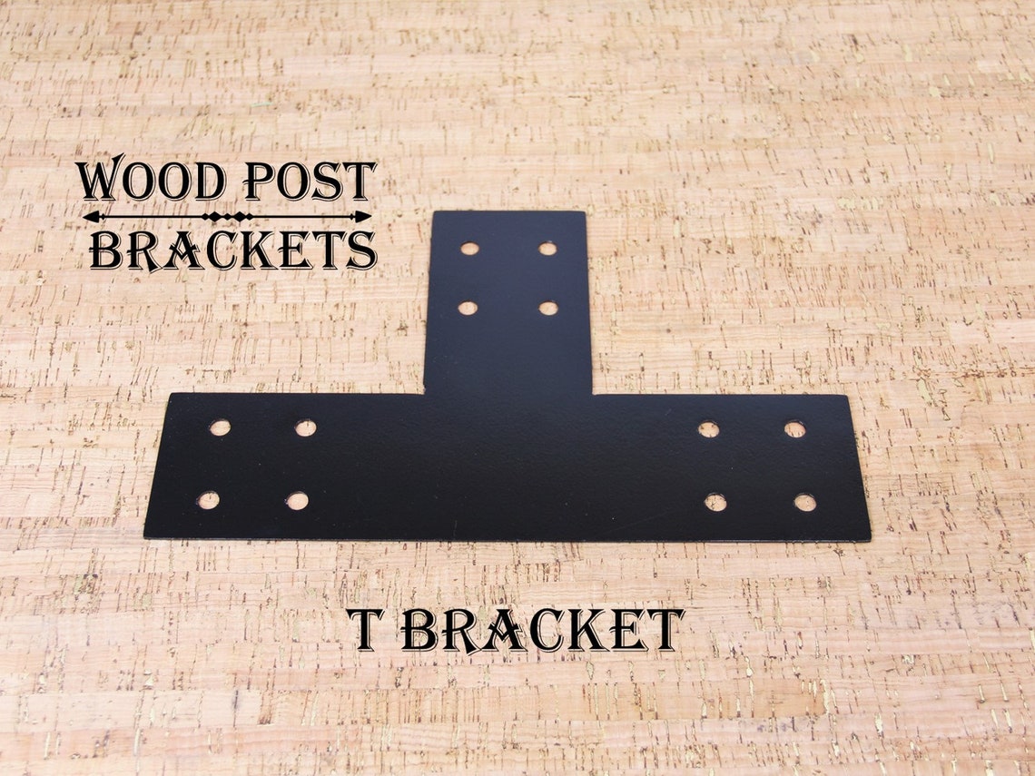 T Bracket for 4 Post Industrial Design T Bracket 4x4 Etsy