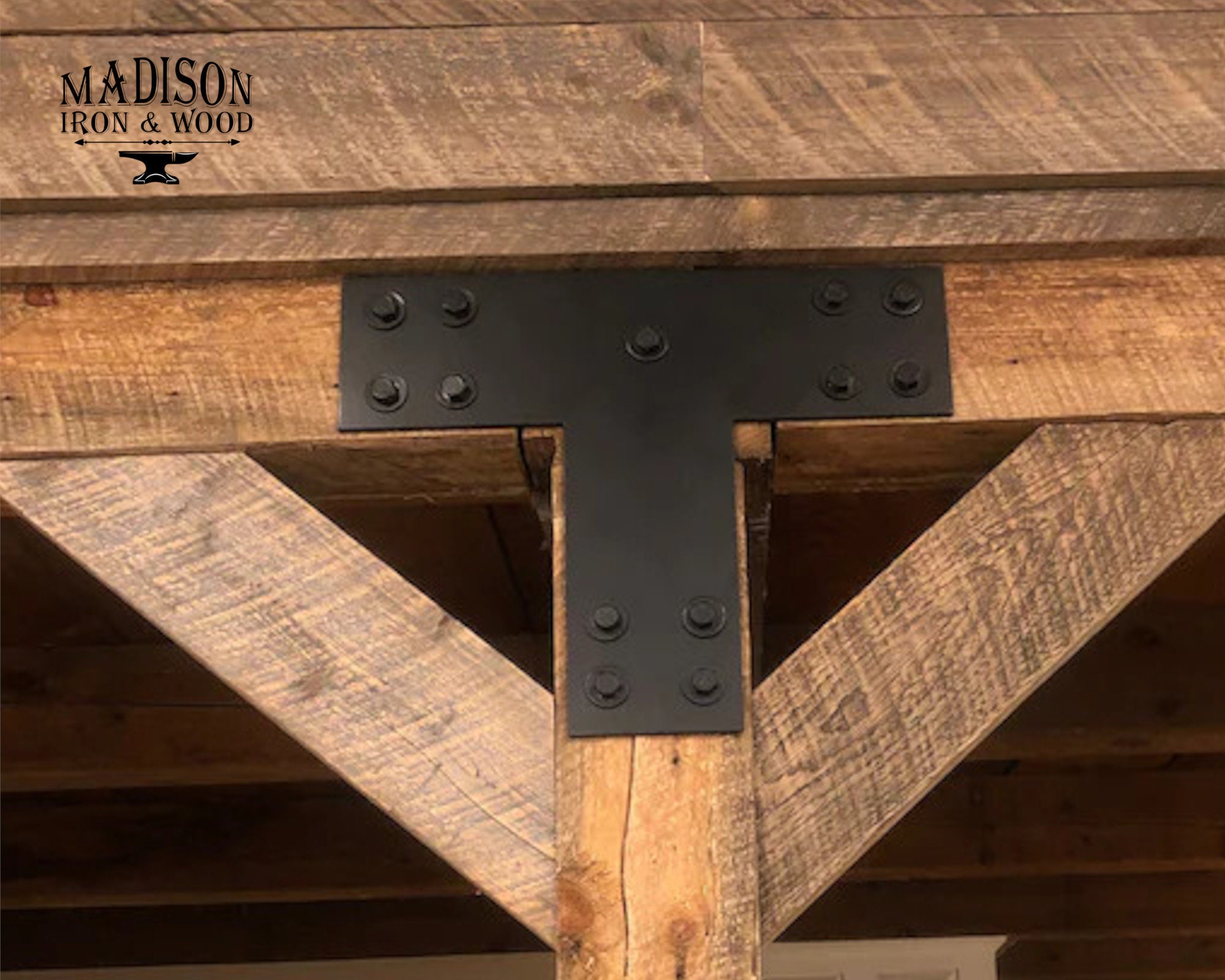 T Bracket for 4 Post Industrial Design T Bracket 4x4 Etsy UK