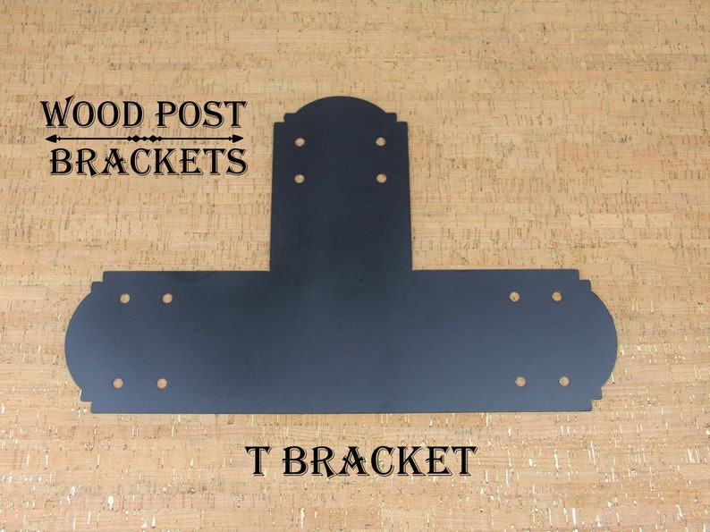 T Bracket for 6 Post Decorative Design T Bracket 6 Etsy