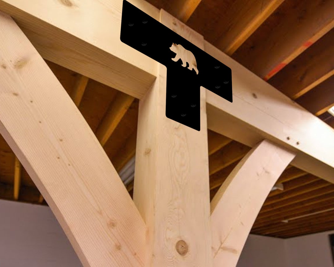 Decorative T Bracket for 4 Post Image Options Etsy