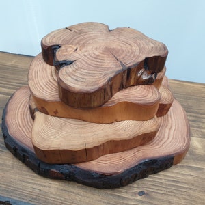 Rustic Wooden Placemats/Table Centrepieces