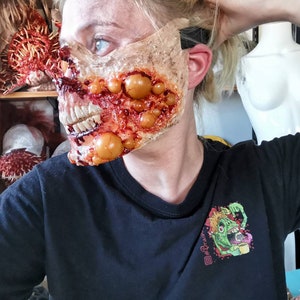 Zombie Halloween Mask 2025, realistic masks,high quality horror mask, unique latex mask, bubonic plague mask, halloween 2025