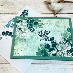 Cartes vierges, fougères, plantes, cartes de vœux, stampin up, cartes d'amitié