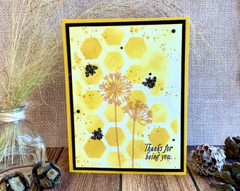 Abejas, Tarjetas de felicitación, Amistad, Tarjetas en blanco, agradecido, gracias