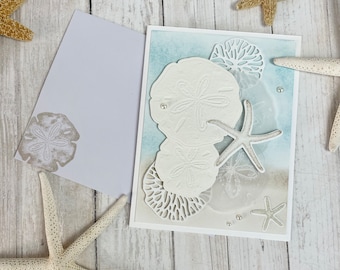 Sand Dollar, Star Fish , Ocean, Sea Shells, Stampin' Up, blank